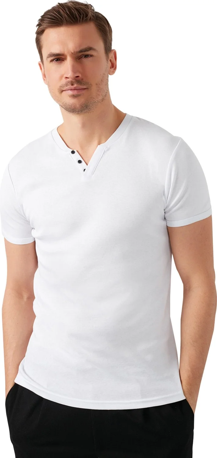 Buratti 100% Cotton V-Neck Slim Fit T Shirt Men's T SHIRT 5902122