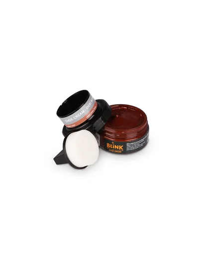 Blink Shoe Cream Dark Brown Color