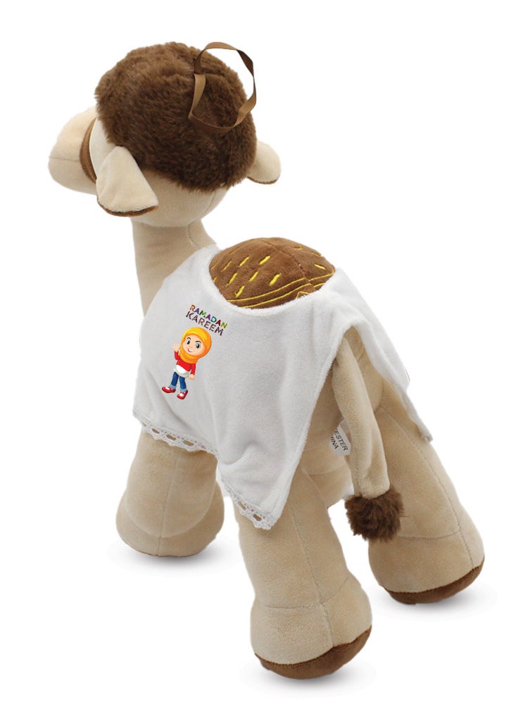 PRINTSHOP4ME - Ramadan Themed Plush Camel - Ramadan Gift for Kids Perfect for Boys and Girls - Ramadan Gift Idea for Kids - Image 1
