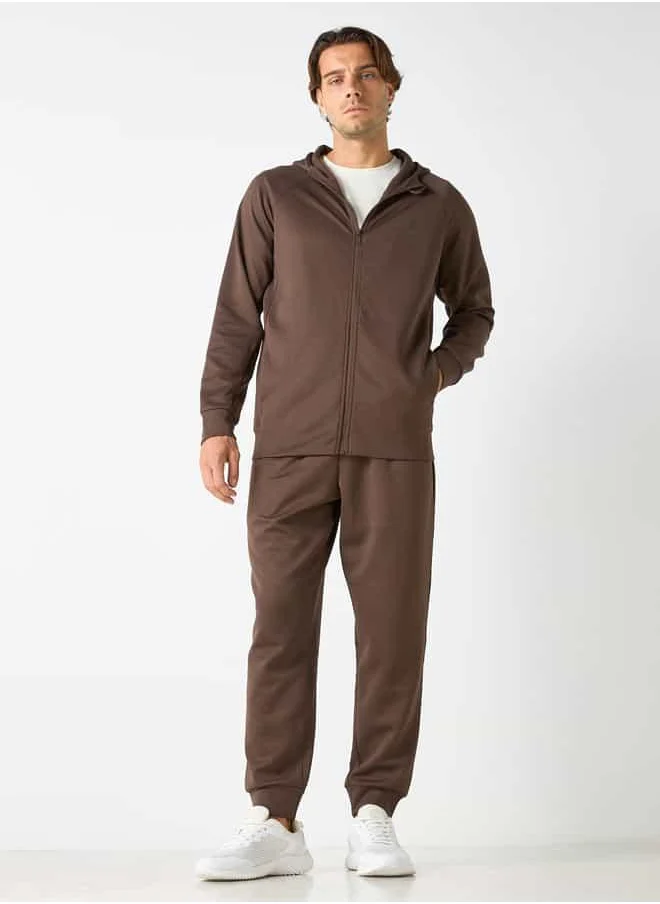 ADOT by Splash Zip Through Hoodie with Long Sleeves and Pockets