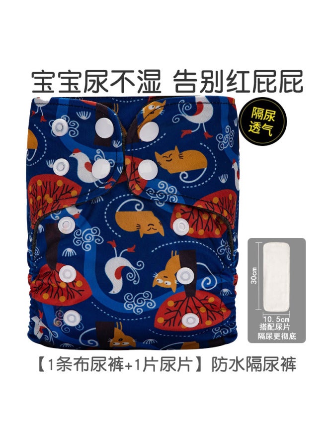 حفاضات أطفال حديثي الولادة - بنطال قطبي قطني - حلقة بول قابلة للتنفس وقابلة للغسل - بناطيل تدريب للأطفال - مقاومة للماء ومانعة للتسرب