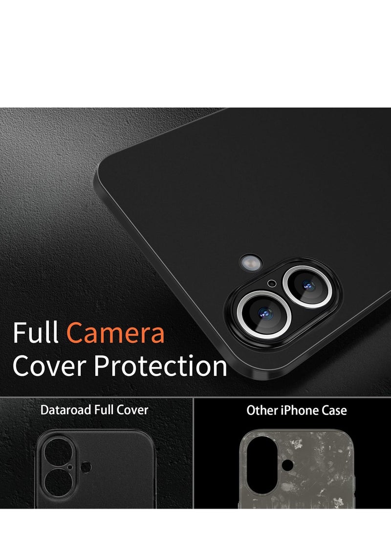 ELTRAZONE iPhone 16 Plus Slim Case, 0.2mm Fit [Paper-Thin] Lightweight Case Matte Finish PP Back Cover Protection [Anti-Fingerprints & Yellowing], Compatible with iPhone 16 Plus 6.7 Inch – Black - Image 3