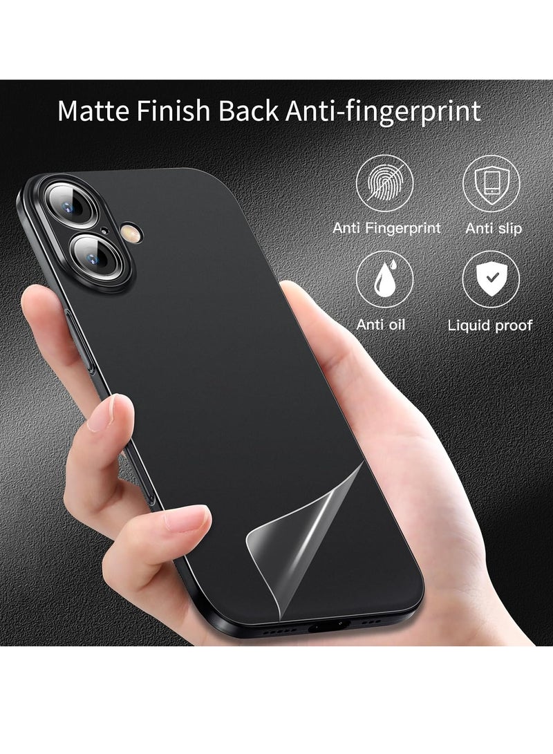 ELTRAZONE iPhone 16 Plus Slim Case, 0.2mm Fit [Paper-Thin] Lightweight Case Matte Finish PP Back Cover Protection [Anti-Fingerprints & Yellowing], Compatible with iPhone 16 Plus 6.7 Inch – Black - Image 5