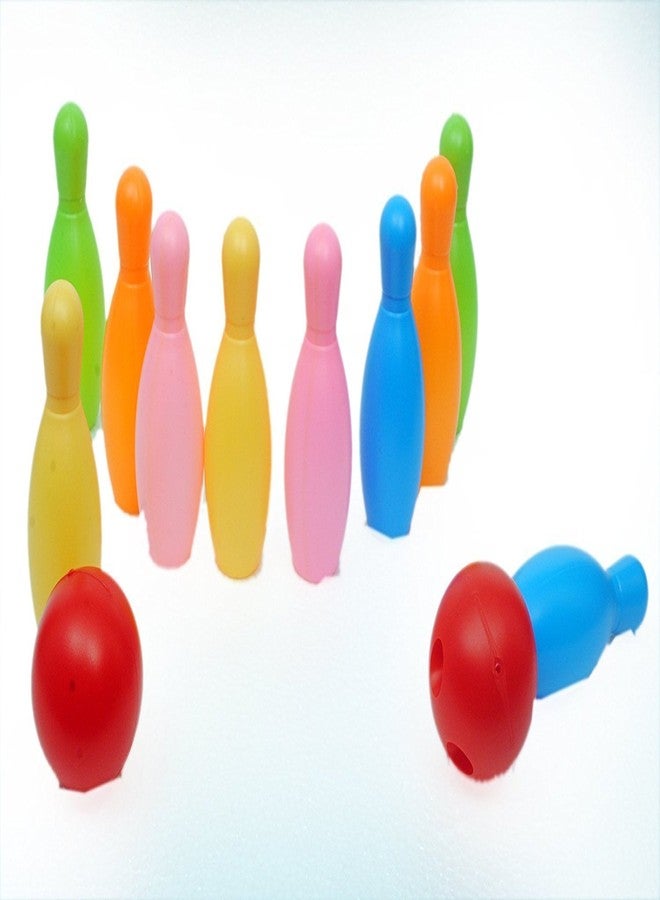 Plutofit? Bowling Game Set (10 Bottles & 2 Balls) (Multi Color) - Image 3