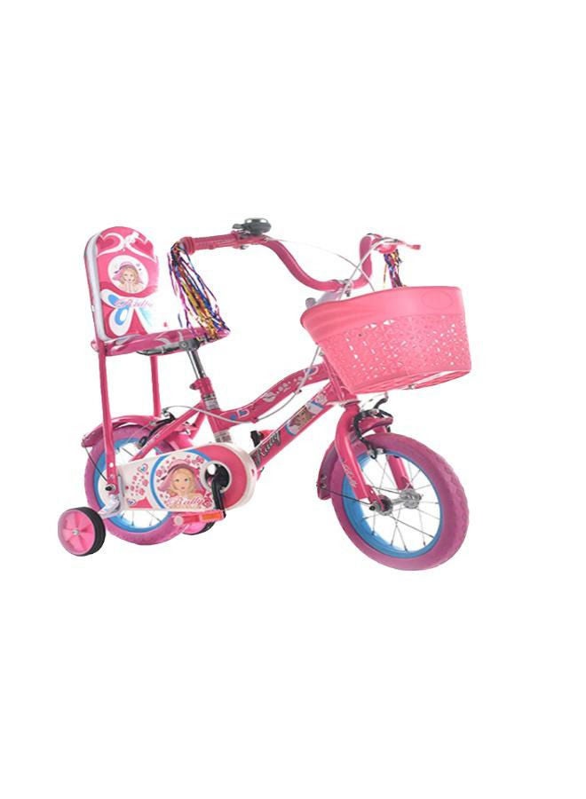 Rally Children's Bicycles for Girls 12 Inch Bike with Training Wheels & Basket Age 3 to 6 years