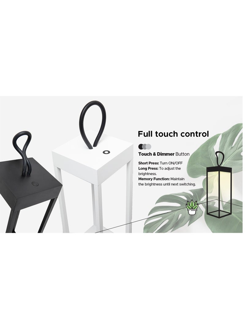 Rafeed LED Rechargeable Dimmable Outdoor Indoor Lamp Black (LM30447) - Image 4