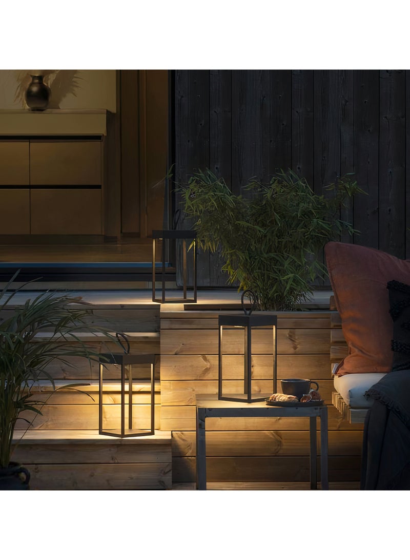 Rafeed LED Rechargeable Dimmable Outdoor Indoor Lamp Black (LM30447) - Image 5