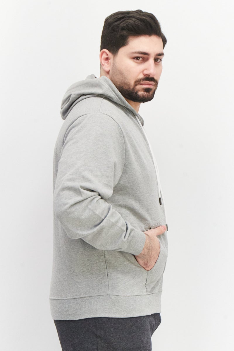 Sovereign Code سويت شيرت كامل بسحاب للرجال، رمادي - Image 4