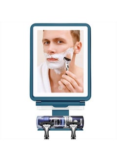 COSMIRROR Premium Fogless Shower Mirror with Light, 3 Colors Dimmer, Razor Holder & Swivel, Larger Fogless Shower Shaving Mirror and Includes Squeegee  - Image 1