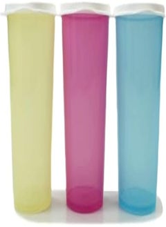 Tupperware Tupperware to Go Eco 39191 330 ml Yellow + Pink + Blue Cup Drinking Cup with Lid 
