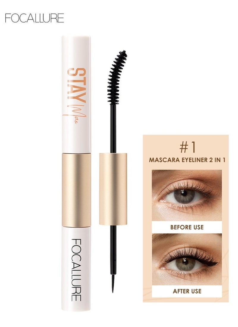 Staymax Waterproof Mascara & Eyeliner 2 in 1