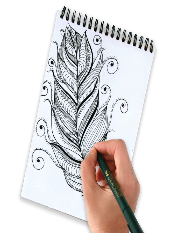 OFIXO 50 Sheet A5 Sketchbook Pack of 2-5.8 x 8.3 Inch 140 GSM| Top Spiral-Bound Sketchpad for Artists | Sketching and Drawing Acid Free Paper, for Doodling for Professional & acadmic use - Image 2