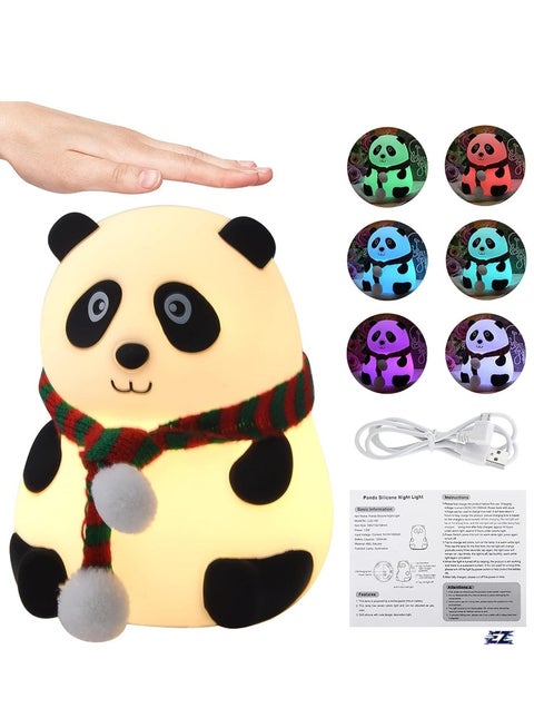 Lamp with Color Changing Light, USB Rechargeable, for Kids Rooms – Night Light with Multiple Color Options