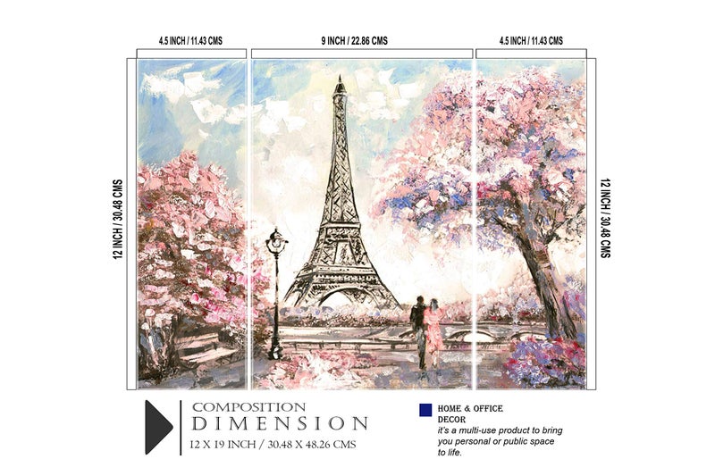 SAF paintings 6MM Eiffle Tower Panel Painting(SANFJM1235) SANFJM1235 - Image 5