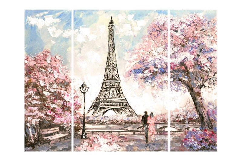 SAF paintings 6MM Eiffle Tower Panel Painting(SANFJM1235) SANFJM1235 - Image 1