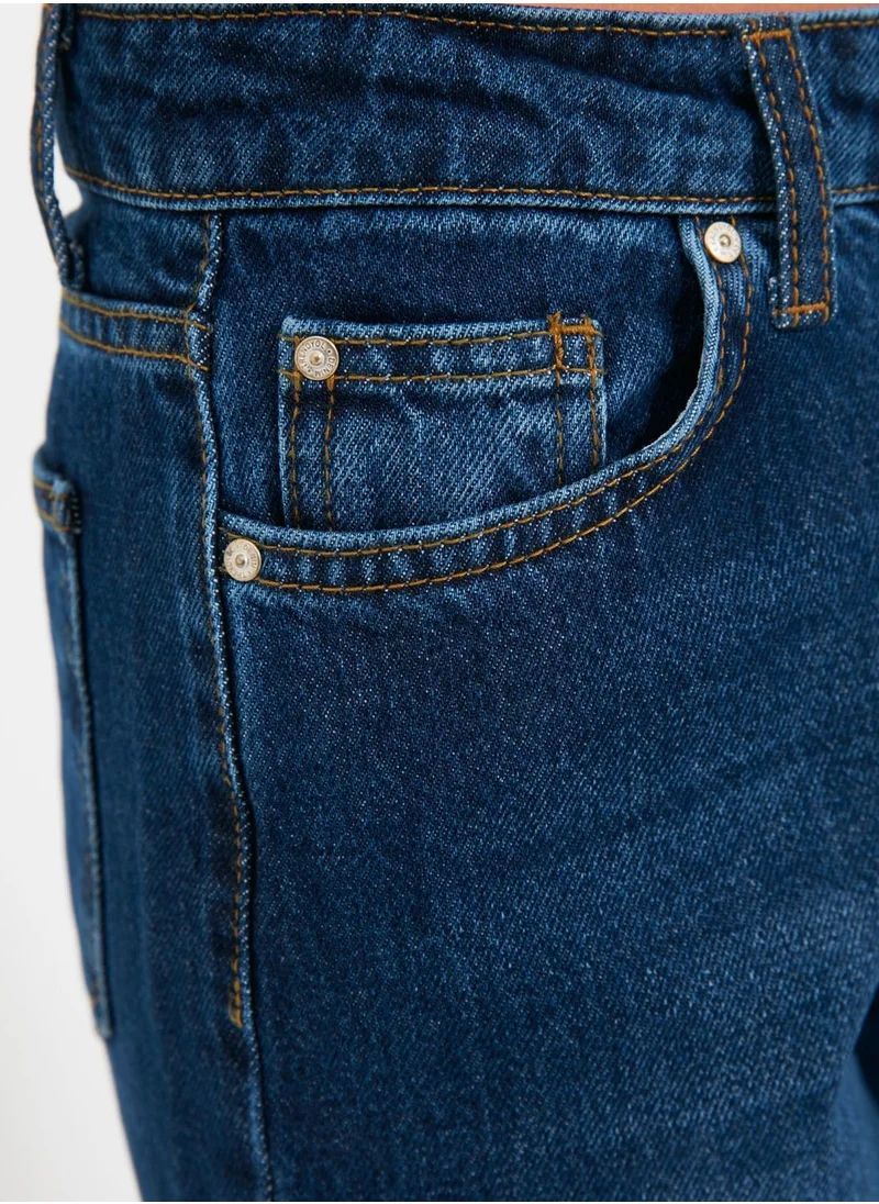 trendyol High Waist Straight Jeans