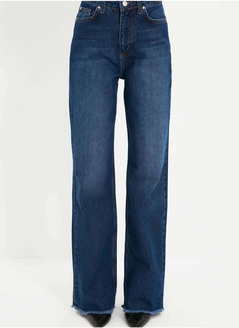 trendyol High Waist Straight Jeans
