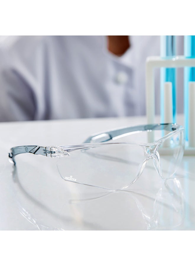 Nocry Lightweight Protective Safety Glasses With Ansi Z871 Rated Clear Scratch Resistant Anti Fog Lenses - Image 5
