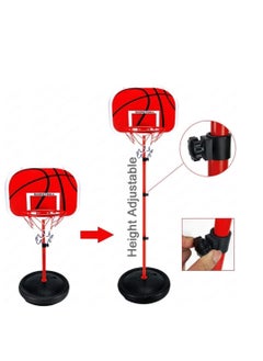 0TO1 TECH Portable Adjustable Height Children Basketball Hoop with Ball & Pump, Indoor Outdoor Sport Activity Game Gift Toddler, 63-150cm  - Image 2