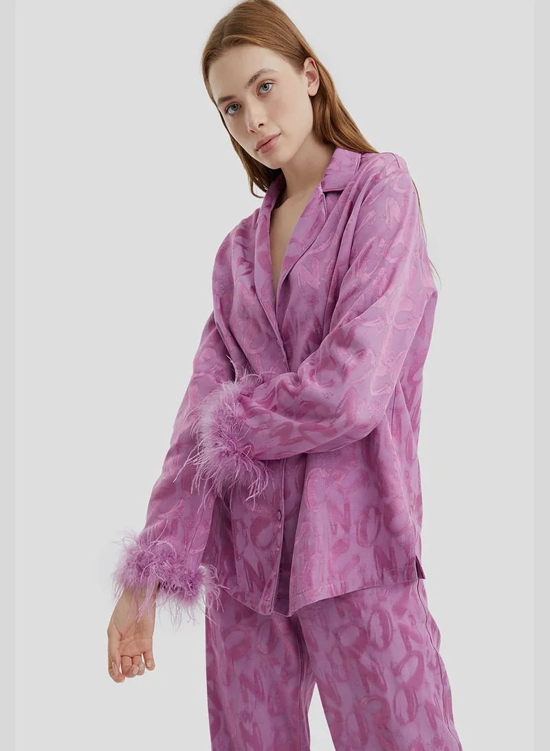 Nocturne Printed Button Down Shirt