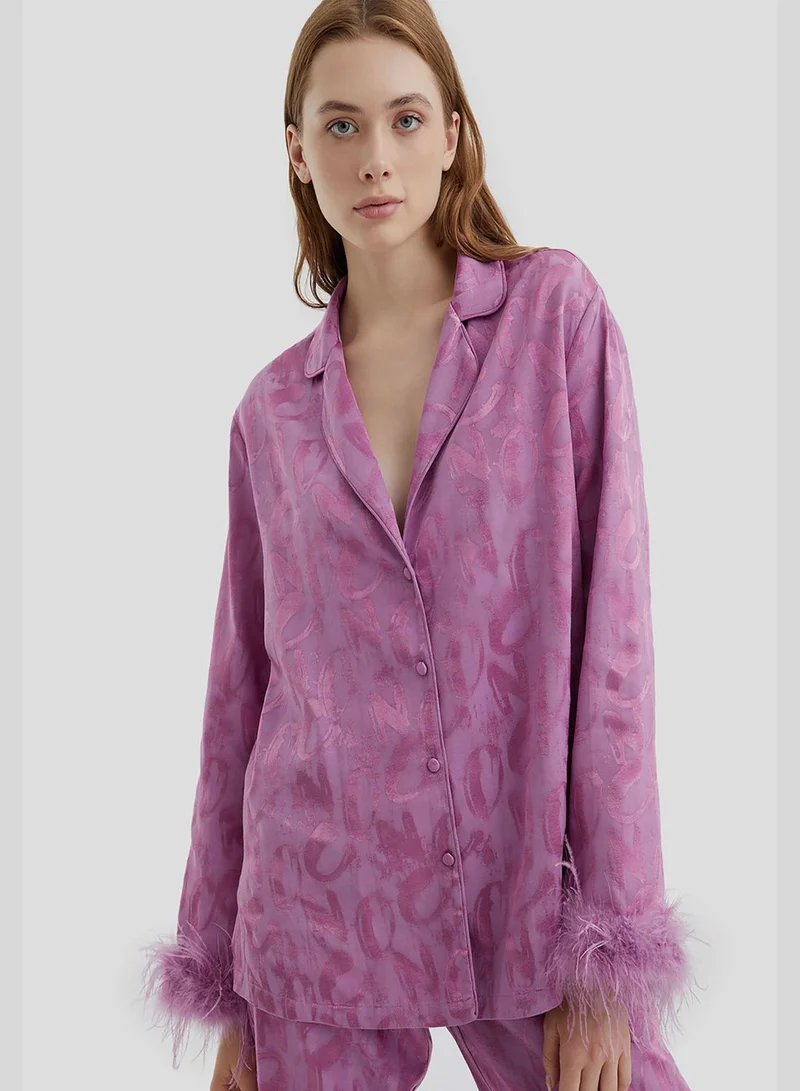 Nocturne Printed Button Down Shirt