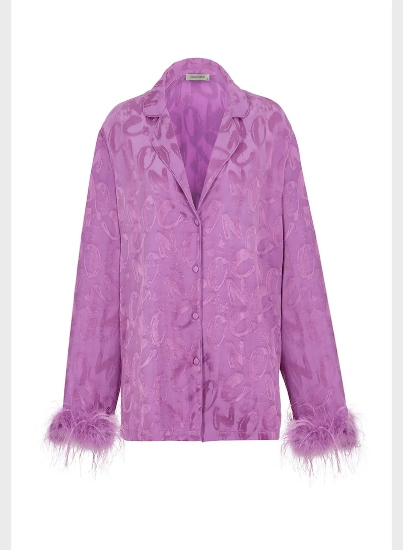 Nocturne Printed Button Down Shirt