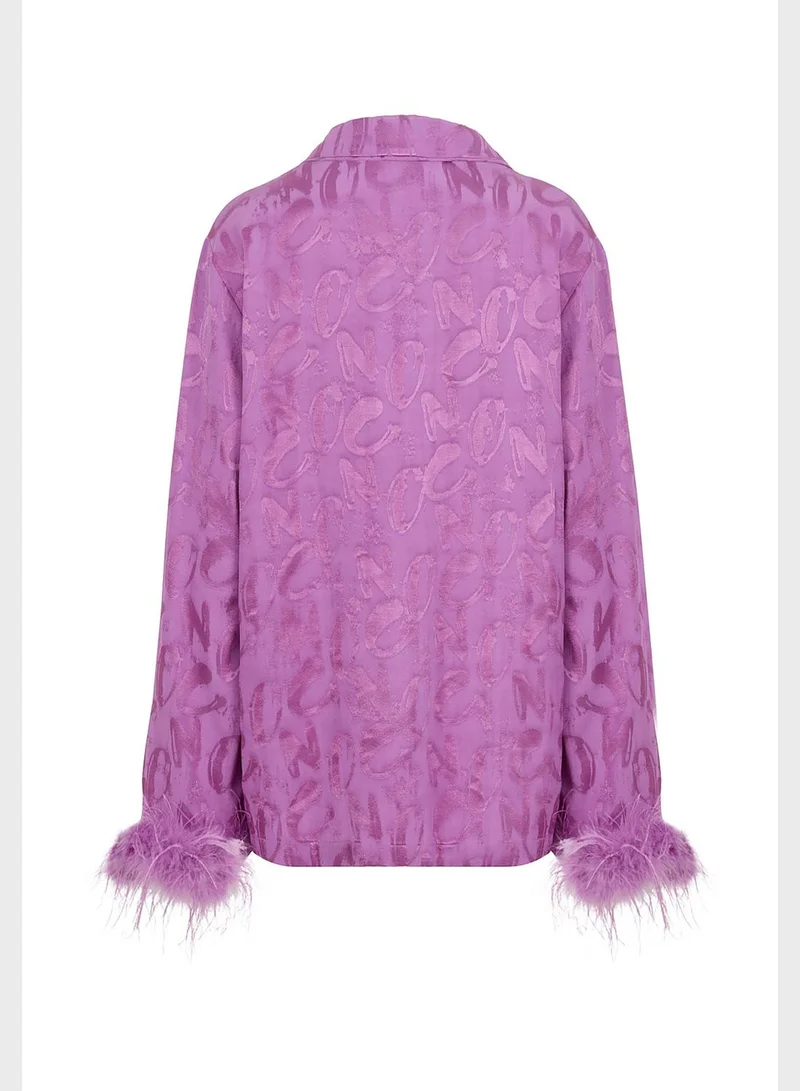 Nocturne Printed Button Down Shirt