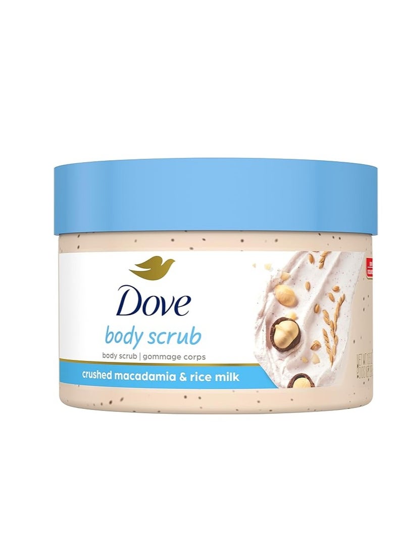 دوف مقشر الجسم دوف بحليب الأرز والمكاديميا 298 جرام - Image 1