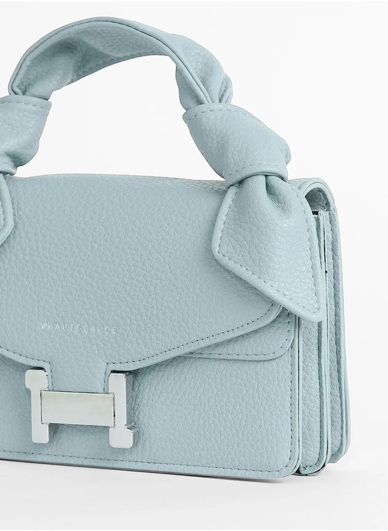 صوص هاوت The Monogram Sash Hand Bag - Powder Blue