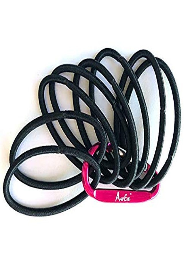 AwEx Strong Black Hair Ties,72 PCS,4 mm Regular Loop Hair Bands,No Metal Hair Elastics,No Pull Ponytail Holder - Image 4