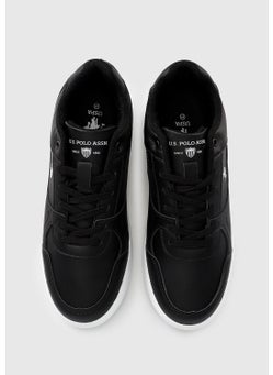 U.S. Polo Assn. BASE. Polo Assn. Lee Women's Black Sneaker  - Image 3