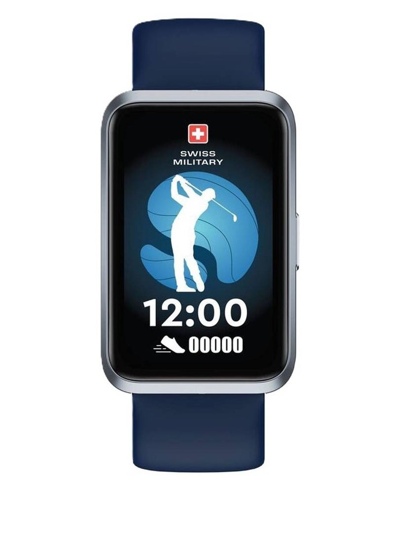 SWISS MILITARY - Swiss Military Rhine 2 Band, 1.57 " Display, 7 Days Battery Life, English and Arabic, Workout Detection, Receives and Makes Calls, Waterproof, Heart Rate Monitoring - Image 1