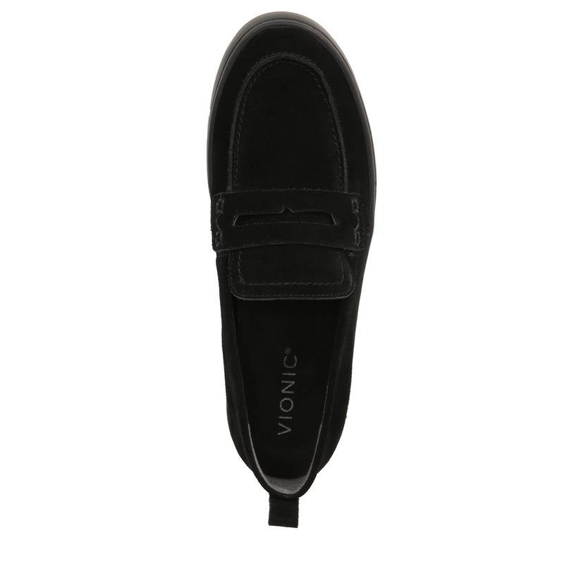 Vionic Womens Uptown Loafer Black Suede 8.5 M - Image 5