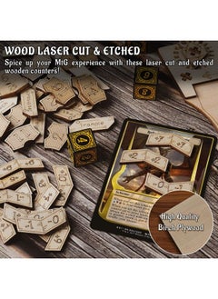 CZYY Ability, Loyalty And +1/+1 Counters Set Of 194 Wood Keyword, Magic Tokens Compatible With Magic The Gathering, Mtg  - Image 4