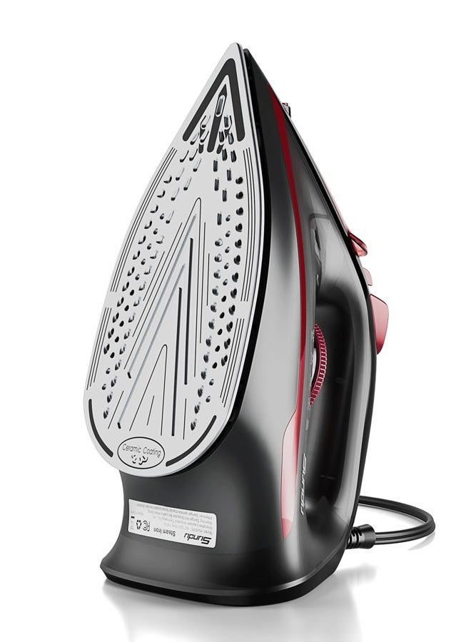 Sundu Irons Steamer for Clothes, Non-Stick Ceramic Soleplate, 500 Microsteam Holes, Powerful Steam Iron, Lightweight, Auto shutoff, Self-Cleaning, 12.31oz Water Tank Ironing Clothes for All Fabrics - Image 1