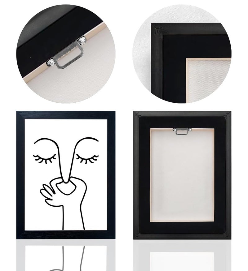 AIANHUA Black and White Bathroom Wall Decor Bad Smell Humorous Wall Art Funny Guest Toilet Picture Print Painting Modern Minimalistic Bathroom Sign - Image 4