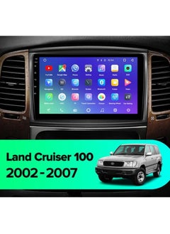 فيريكس لتويوتا لاند كروزر VXR 2002 - 2007 ستيريو سيارة أندرويد 4 جيجابايت رام يدعم أبل كاربلاي أندرويد أوتو واجهة لاسلكية سريعة كاميرا AHD متضمنة بطاقة SIM تدعم تشغيل فيديو USB بلوتوث  - Image 2