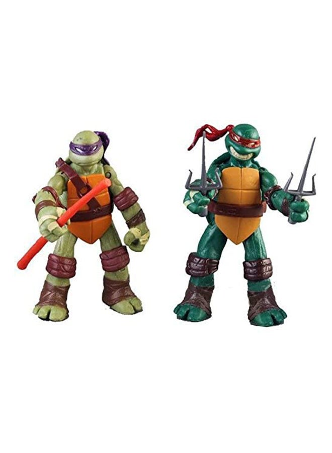 QiaoKai 4-Piece Mutant Ninja Turtles Realistic Appeal Collectible Action Figure Set 12cm - Image 2