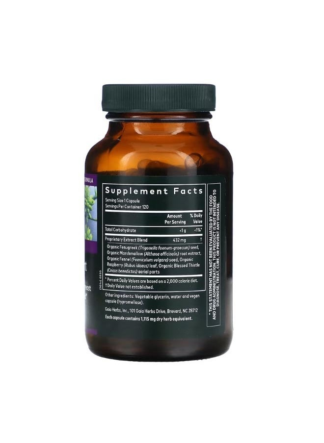 Gaia Herbs Lactation Support 120 Vegan Liquid Phyto Caps  - Image 2