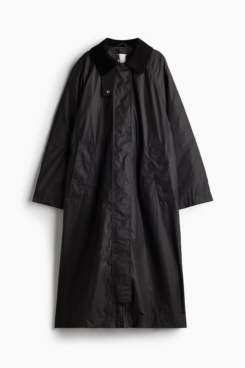 H&M Waxed coat