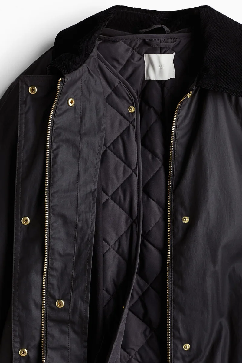 H&M Waxed coat