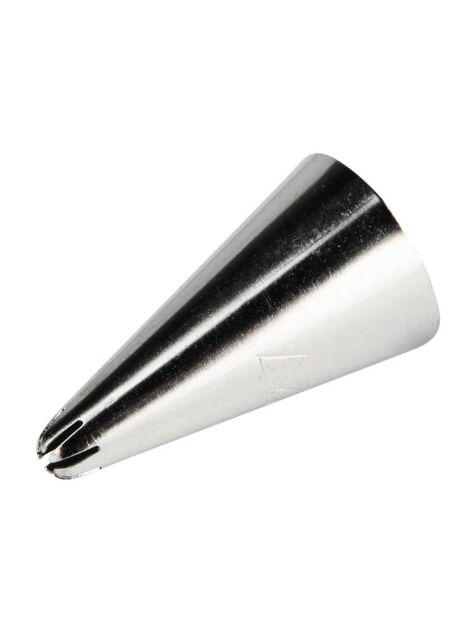 Restaurantware Pastry Tek Decorating Tip Star, 1 Reusable Star Piping Tip - #27, Dent-Resistant, Stainless Steel Closed Star Tip, Dishwasher-Safe, Decorate Cupcakes, Cakes, or Cookies - Image 1