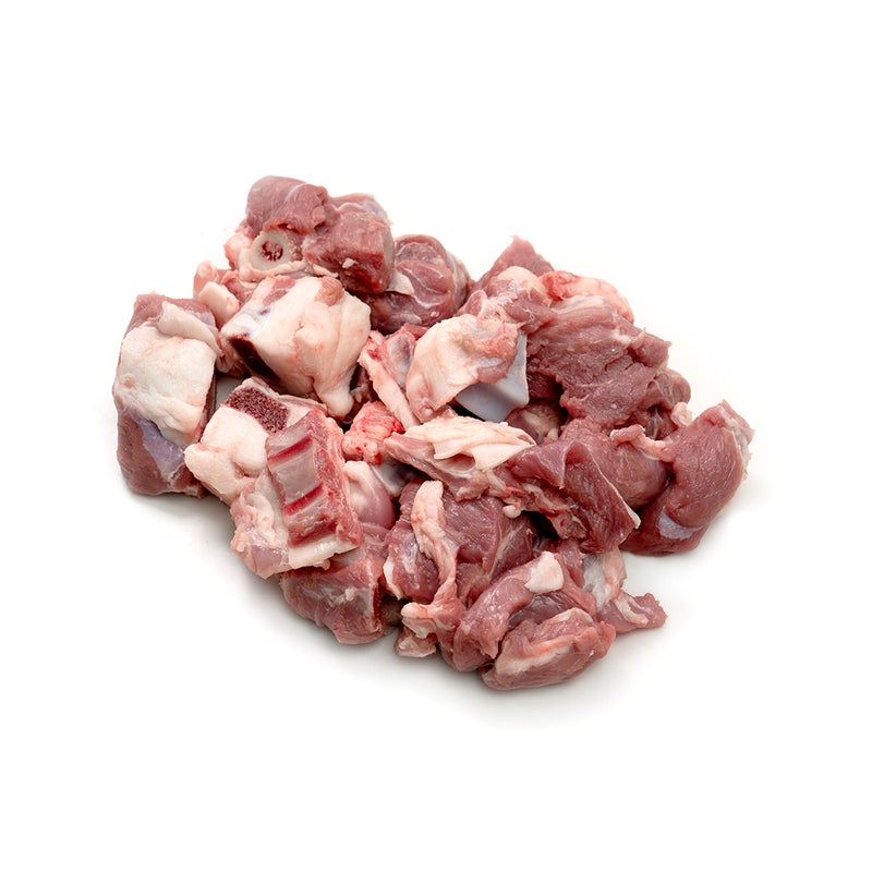 Bone-In Mutton Cubes, Cleaned-500g, India