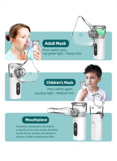 MAANGE Ultrasonic Mesh Nebulizer - Portable Nebulizer - Rechargeable Handheld Nebulizer with 2 Adjustable Speeds - Quiet Design for Adults and Kids  - Image 5