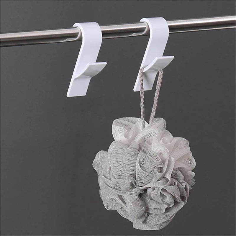 Towel Hooks, Towel Hooks 50pcs Multi-Purpose Radiator Hangers for Heated Coat Clothes Scarf Rack Bath Wall Hook - Image 5