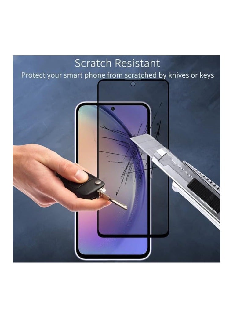 Privacy Screen Protector Compatible with Realme 14 Pro Tempered Glass Film, Anti Spy Anti-Scratch Gloss Finish Scratch Resistant High Sensitivity, Black - Image 2