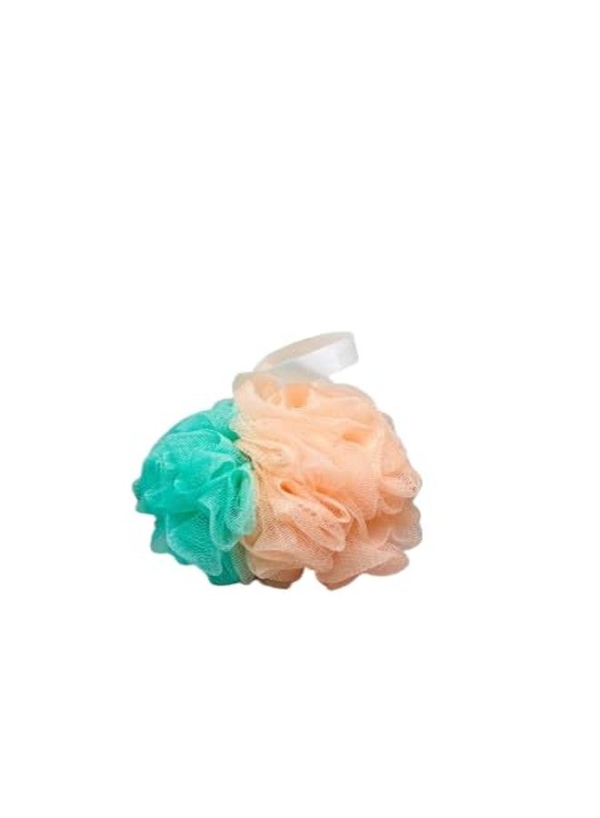 RAPIDO Dual-Colour Bath Loofah | Bath Loofah Sponge Scrubber | Premium Mesh Sponge Set (Turquise, Pack of 2) - Image 3