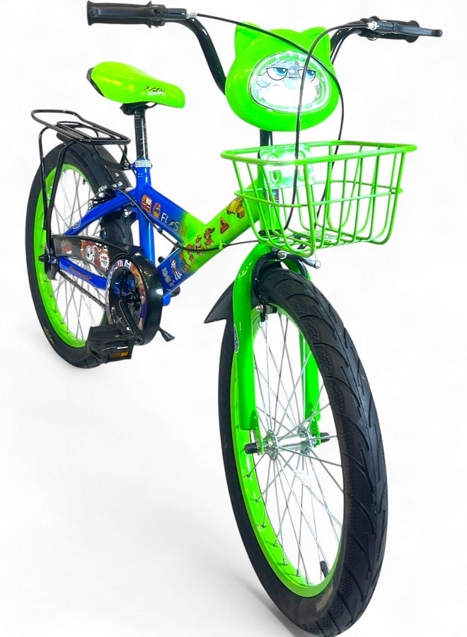 فلاش دراجة اطفال ولادي فيها اصوات وانوار من فلاش - لون اخضر - مقاس 20 من 8 سنوات ل12 سنوات - الوكيل الرسمية في مصر المنتج GTG TOYS - Image 4