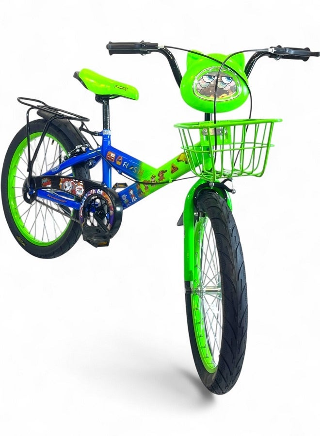 فلاش دراجة اطفال ولادي فيها اصوات وانوار من فلاش - لون اخضر - مقاس 20 من 8 سنوات ل12 سنوات - الوكيل الرسمية في مصر المنتج GTG TOYS - Image 2