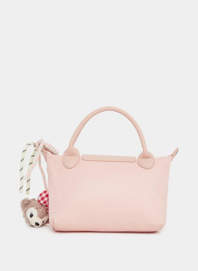 Styli Styli Push Lock Handbag with Drop Detail